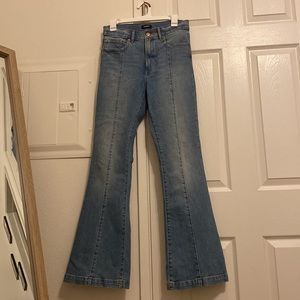 EXPRESS HIGH RISE FLARE JEANS 4R